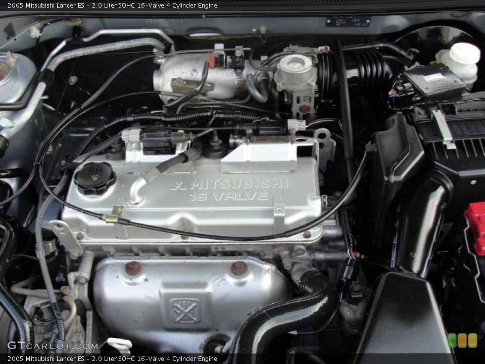 2.0 Liter SOHC 16-Valve 4 Cylinder 2005 Mitsubishi Lancer Engine