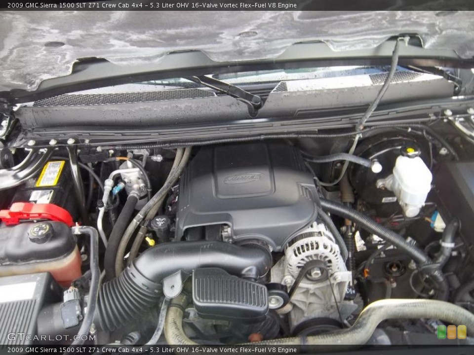 5.3 Liter OHV 16-Valve Vortec Flex-Fuel V8 Engine for the 2009 GMC Sierra 1500 #41621570