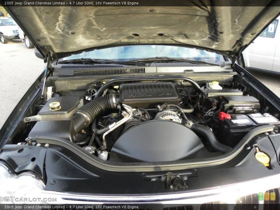 4.7 Liter SOHC 16V Powertech V8 Engine for the 2005 Jeep Grand Cherokee #41624774