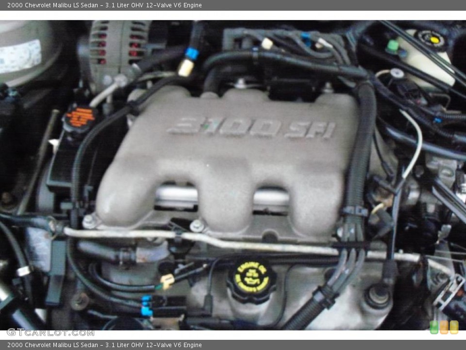 3.1 Liter OHV 12-Valve V6 2000 Chevrolet Malibu Engine