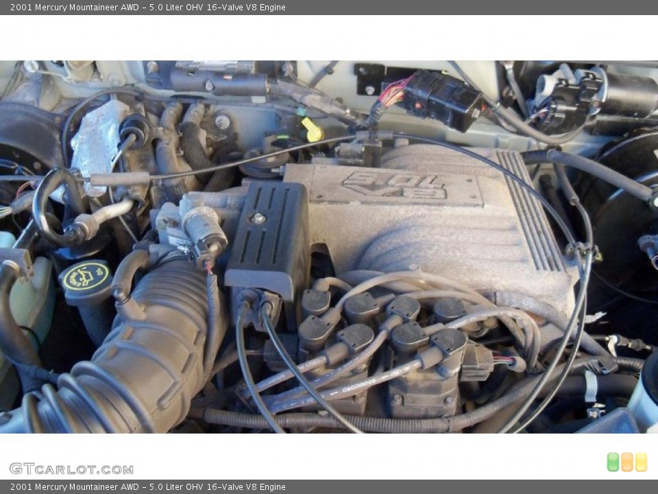 5.0 Liter OHV 16-Valve V8 Engine for the 2001 Mercury Mountaineer #41643247