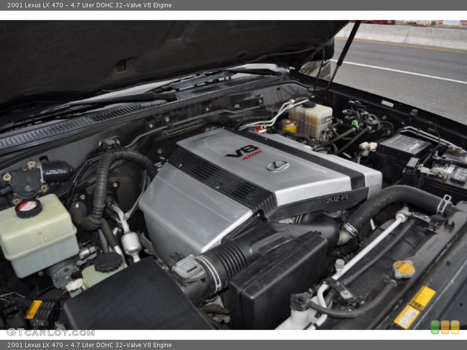 4.7 Liter DOHC 32-Valve V8 Engine for the 2001 Lexus LX #41655631