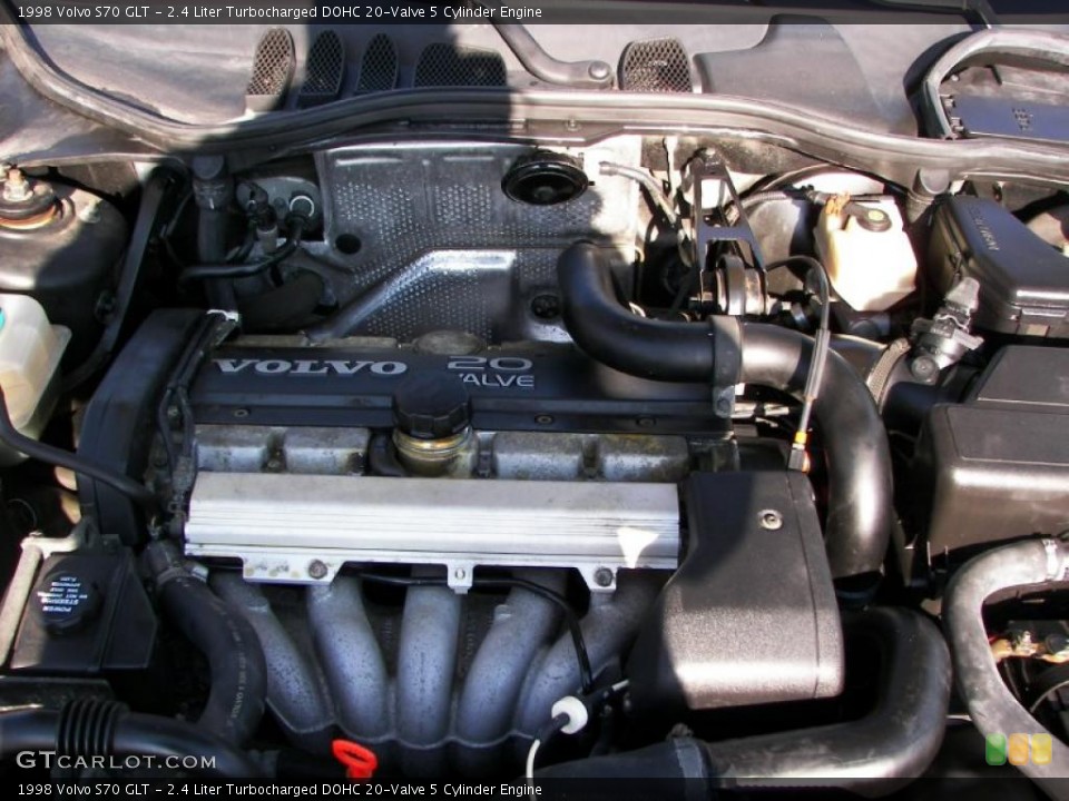 2.4 Liter Turbocharged DOHC 20-Valve 5 Cylinder Engine for the 1998 Volvo S70 #41660375
