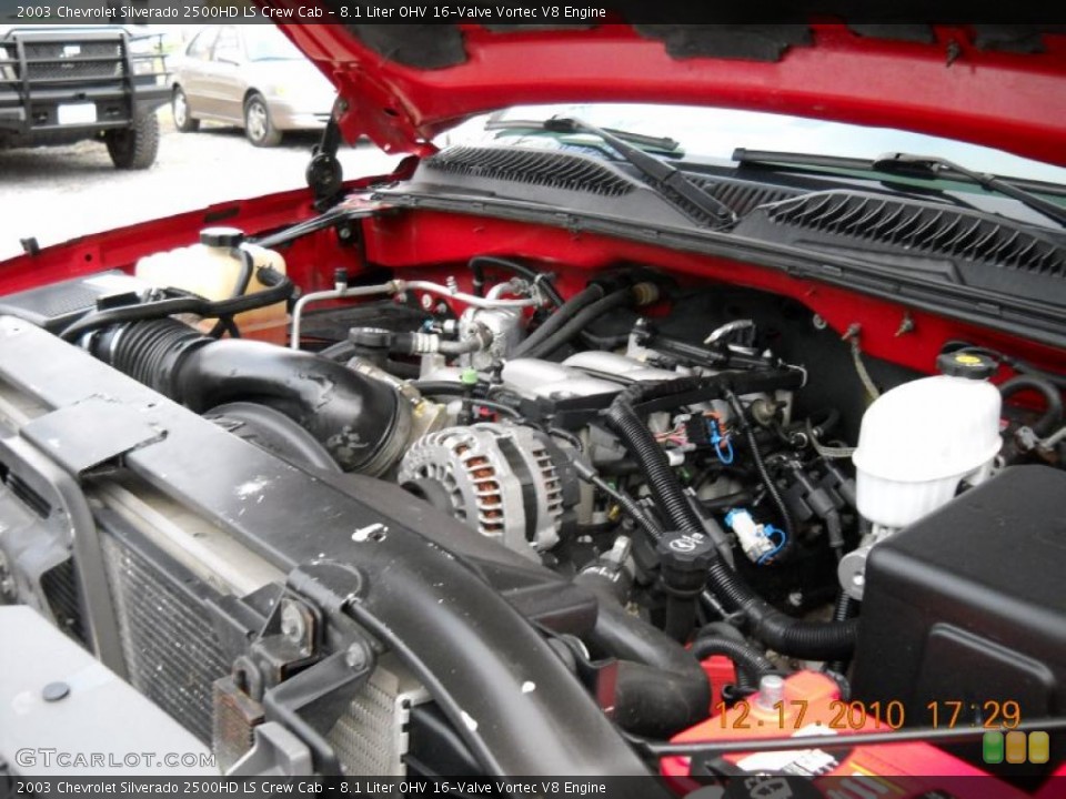 8.1 Liter OHV 16-Valve Vortec V8 Engine for the 2003 Chevrolet Silverado 2500HD #41661483
