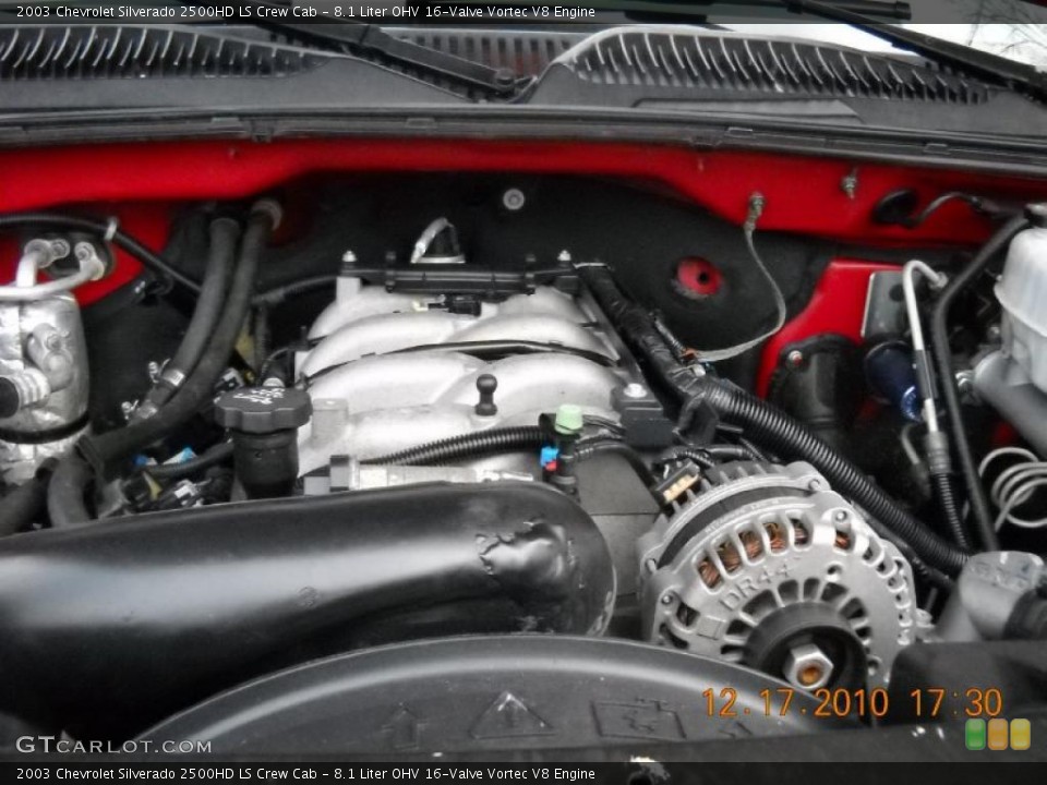 8.1 Liter OHV 16-Valve Vortec V8 Engine for the 2003 Chevrolet Silverado 2500HD #41661499