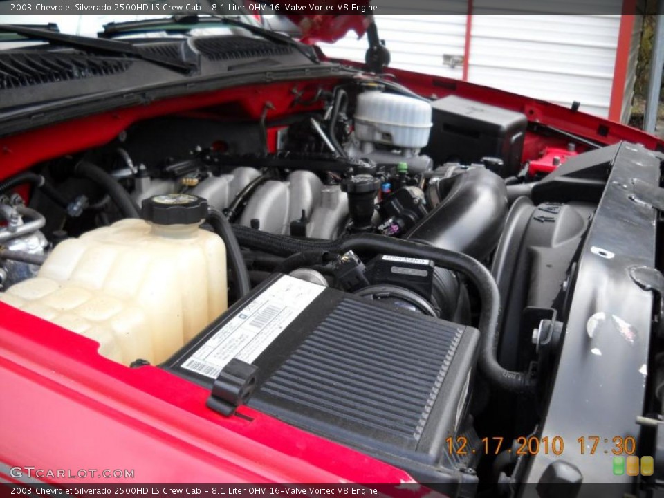 8.1 Liter OHV 16-Valve Vortec V8 Engine for the 2003 Chevrolet Silverado 2500HD #41661515