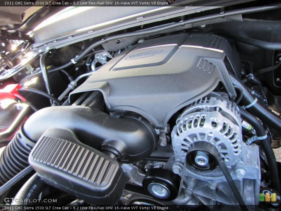 6.2 Liter Flex-Fuel OHV 16-Valve VVT Vortec V8 Engine for the 2011 GMC Sierra 1500 #41667664