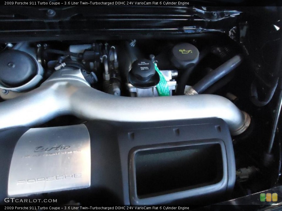 3.6 Liter Twin-Turbocharged DOHC 24V VarioCam Flat 6 Cylinder Engine for the 2009 Porsche 911 #41677761