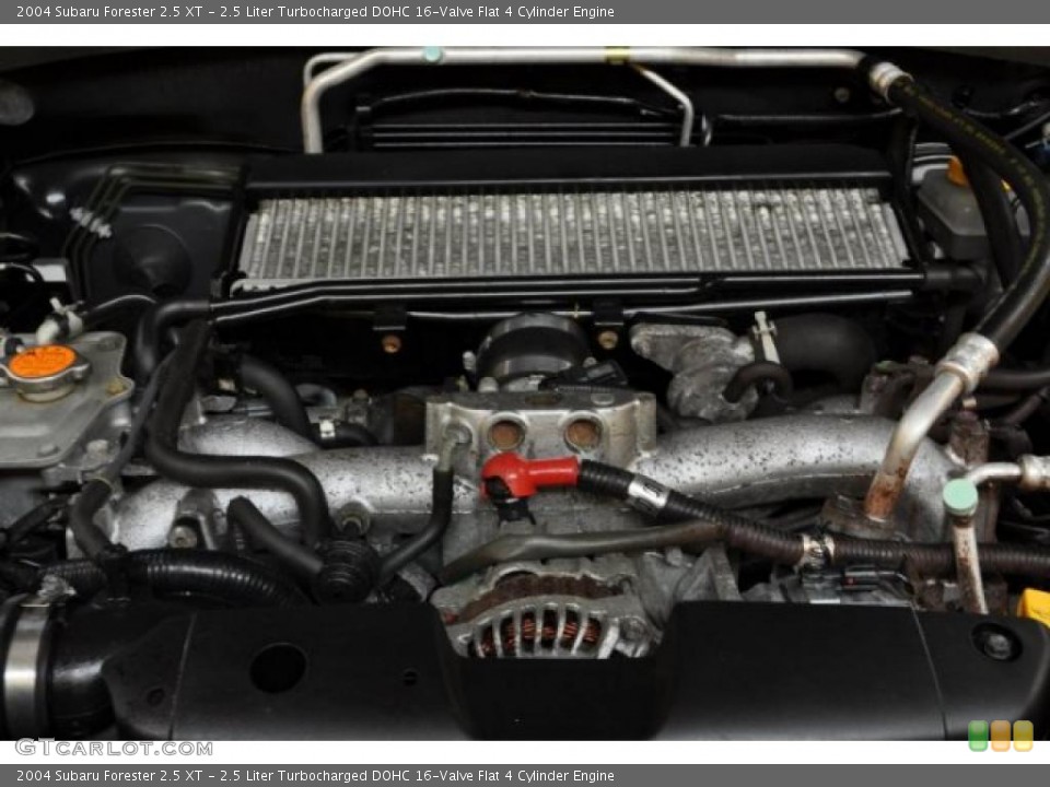2.5 Liter Turbocharged DOHC 16-Valve Flat 4 Cylinder Engine for the 2004 Subaru Forester #41678945