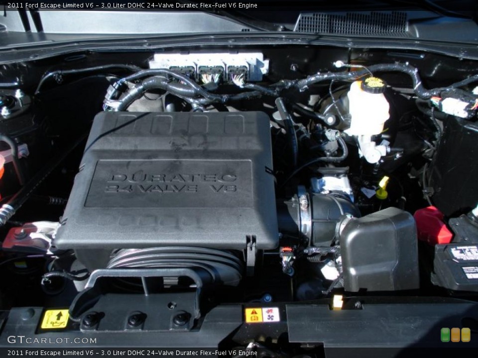 3.0 Liter DOHC 24-Valve Duratec Flex-Fuel V6 Engine for the 2011 Ford Escape #41681537