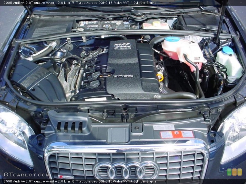2.0 Liter FSI Turbocharged DOHC 16-Valve VVT 4 Cylinder Engine for the 2008 Audi A4 #41681669