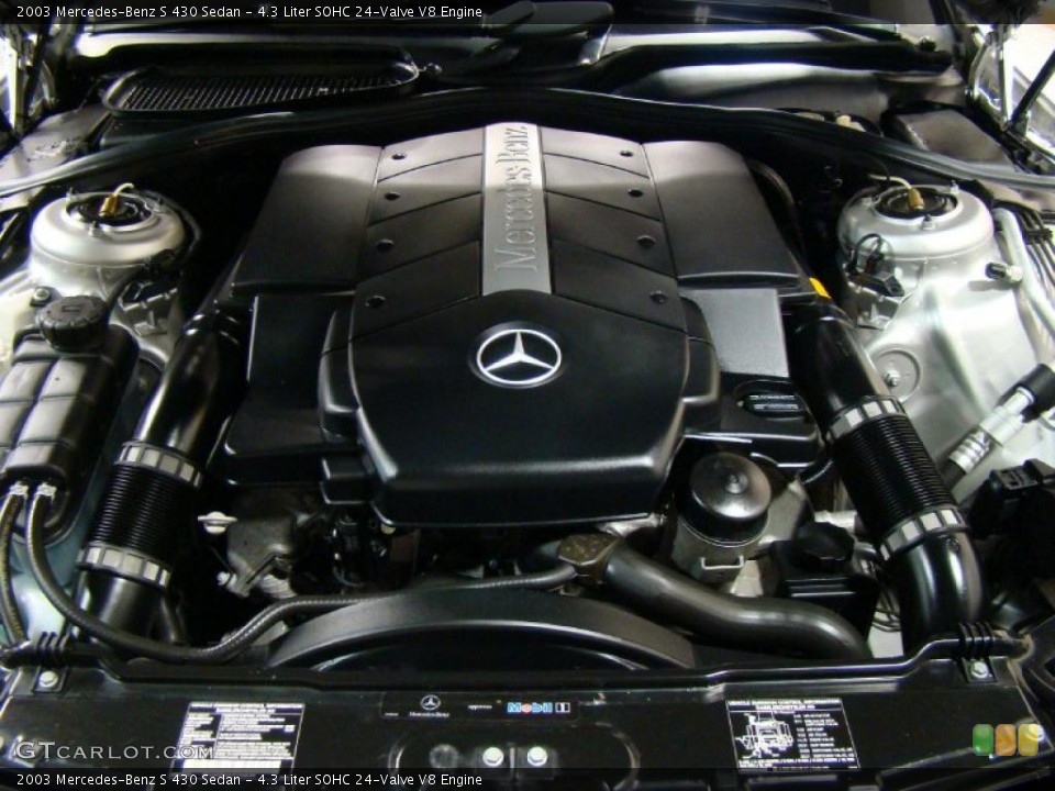 4.3 Liter SOHC 24-Valve V8 Engine for the 2003 Mercedes-Benz S #41687941