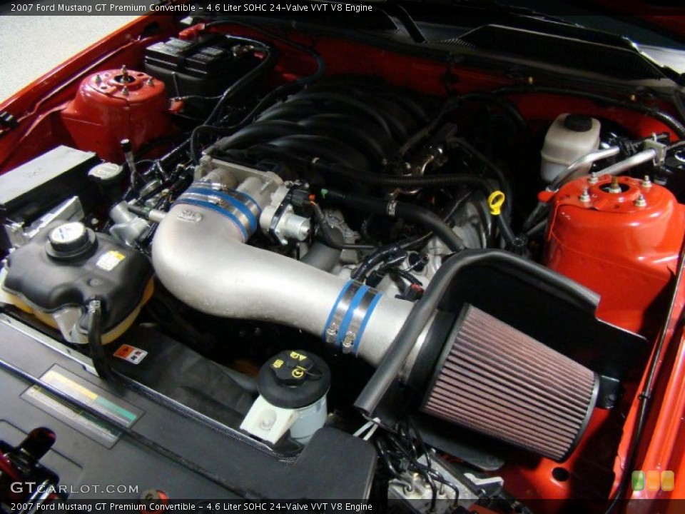 4.6 Liter SOHC 24-Valve VVT V8 Engine for the 2007 Ford Mustang #41688137