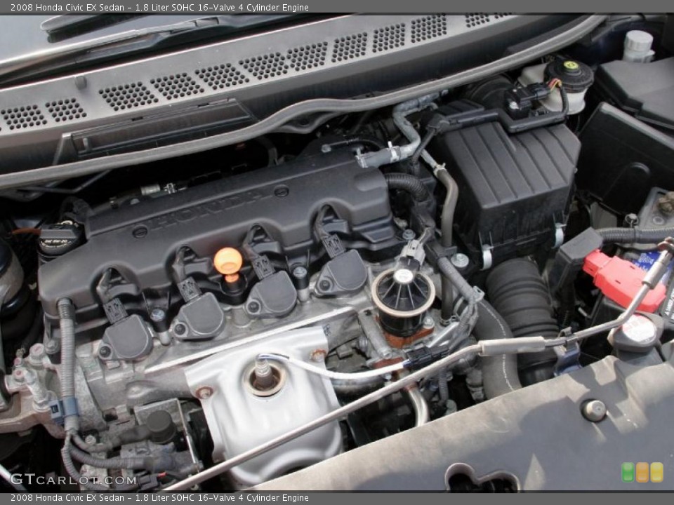 1.8 Liter SOHC 16-Valve 4 Cylinder Engine for the 2008 Honda Civic #41710482
