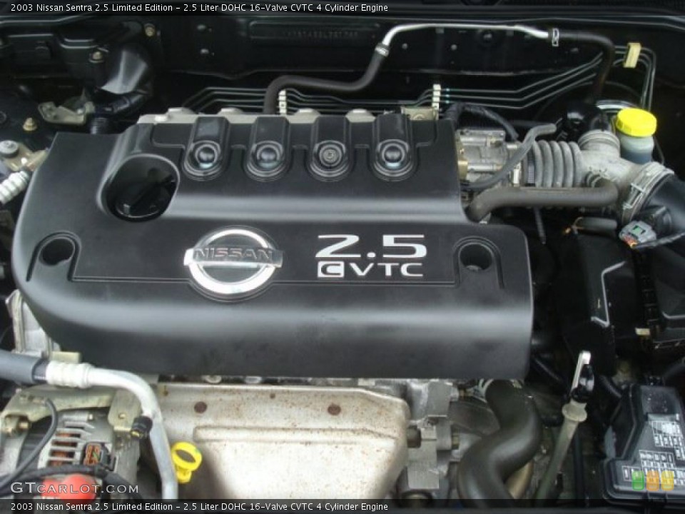 2.5 Liter DOHC 16-Valve CVTC 4 Cylinder Engine for the 2003 Nissan Sentra #41719234