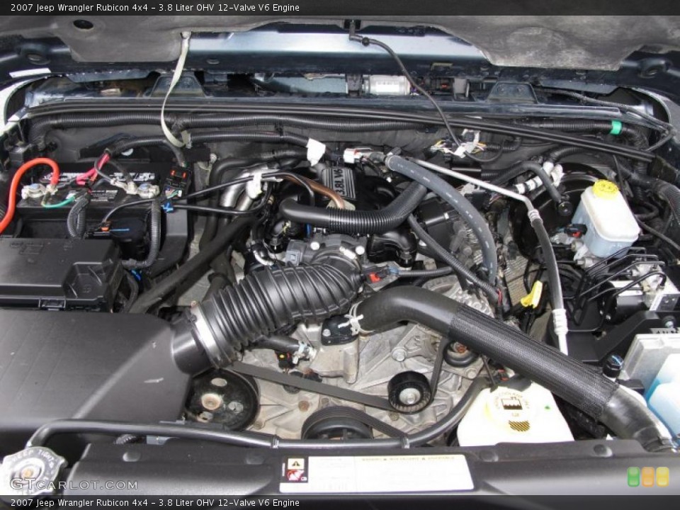 3.8 Liter OHV 12-Valve V6 Engine for the 2007 Jeep Wrangler #41720910