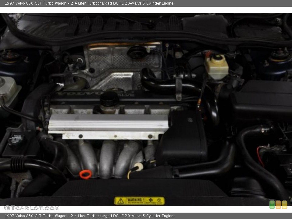 2.4 Liter Turbocharged DOHC 20-Valve 5 Cylinder Engine for the 1997 Volvo 850 #41725389