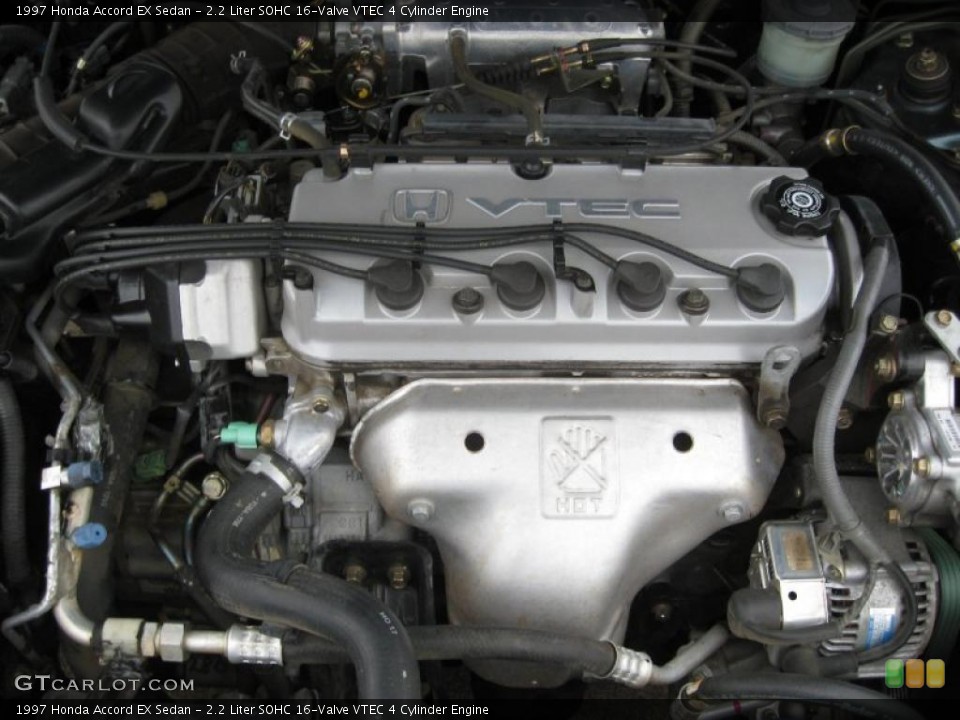 2.2 Liter SOHC 16-Valve VTEC 4 Cylinder Engine for the 1997 Honda Accord #41744667