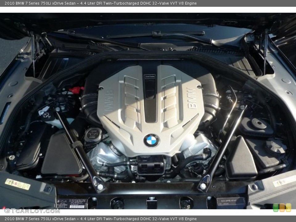 4.4 Liter DFI Twin-Turbocharged DOHC 32-Valve VVT V8 Engine for the 2010 BMW 7 Series #41745763