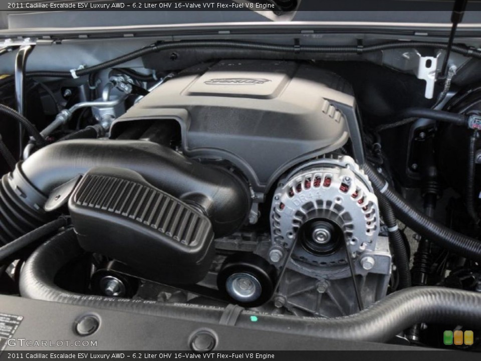 6.2 Liter OHV 16-Valve VVT Flex-Fuel V8 Engine for the 2011 Cadillac Escalade #41745891