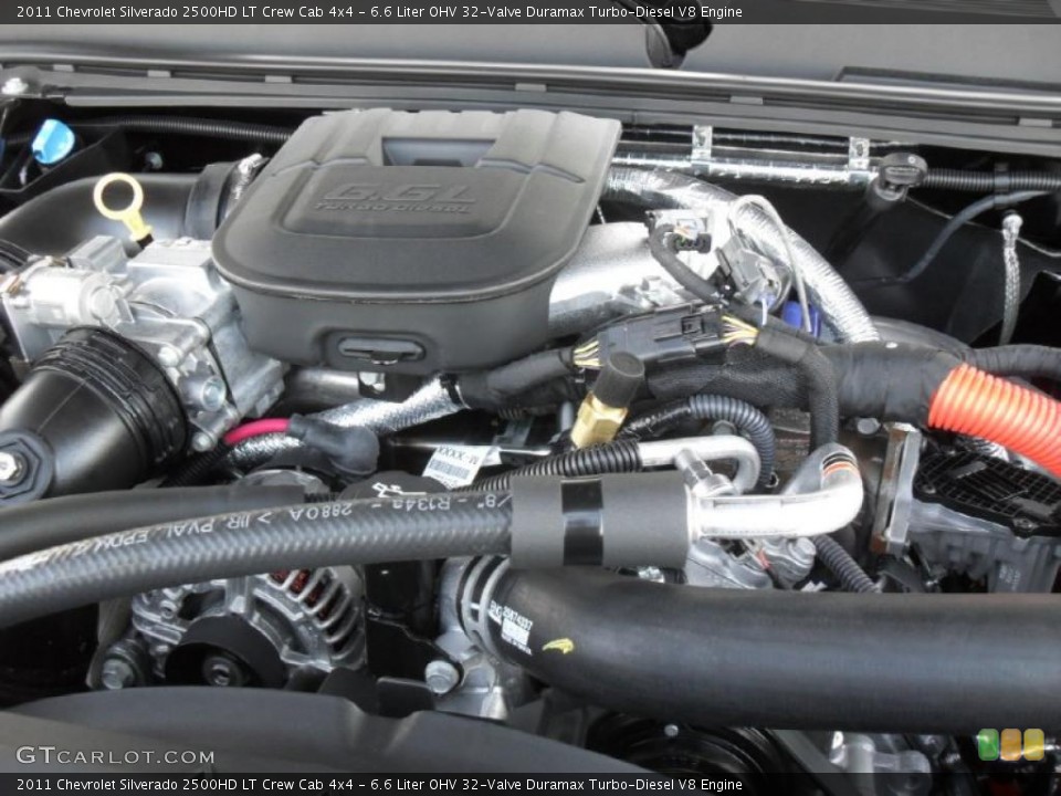 6.6 Liter OHV 32-Valve Duramax Turbo-Diesel V8 Engine for the 2011 Chevrolet Silverado 2500HD #41746311