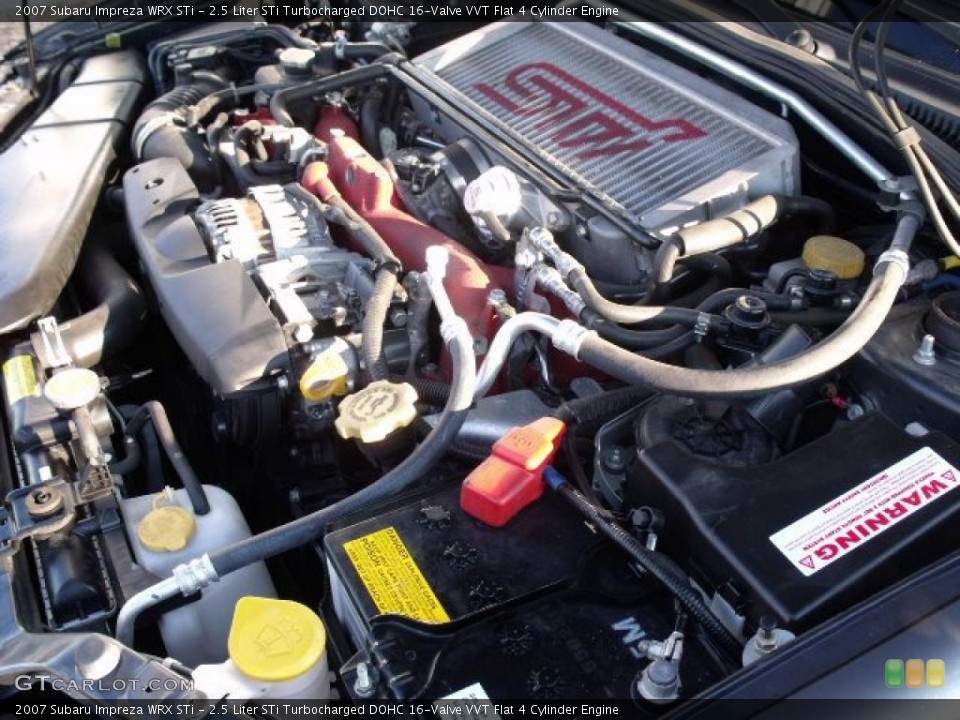 2.5 Liter STi Turbocharged DOHC 16-Valve VVT Flat 4 Cylinder Engine for the 2007 Subaru Impreza #41748315