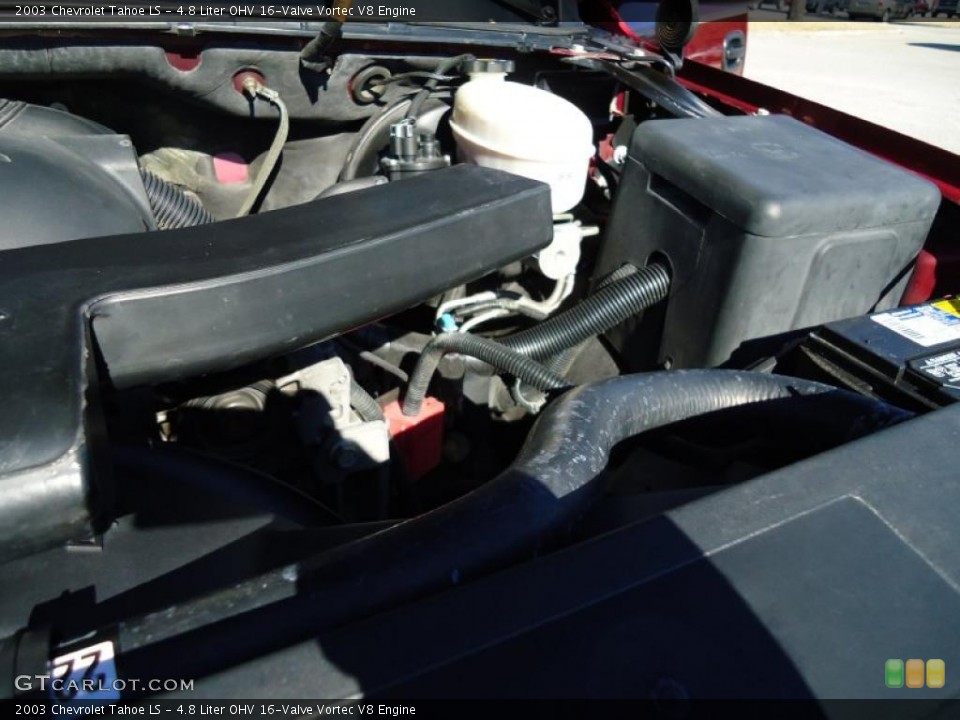 4.8 Liter OHV 16-Valve Vortec V8 Engine for the 2003 Chevrolet Tahoe #41751144