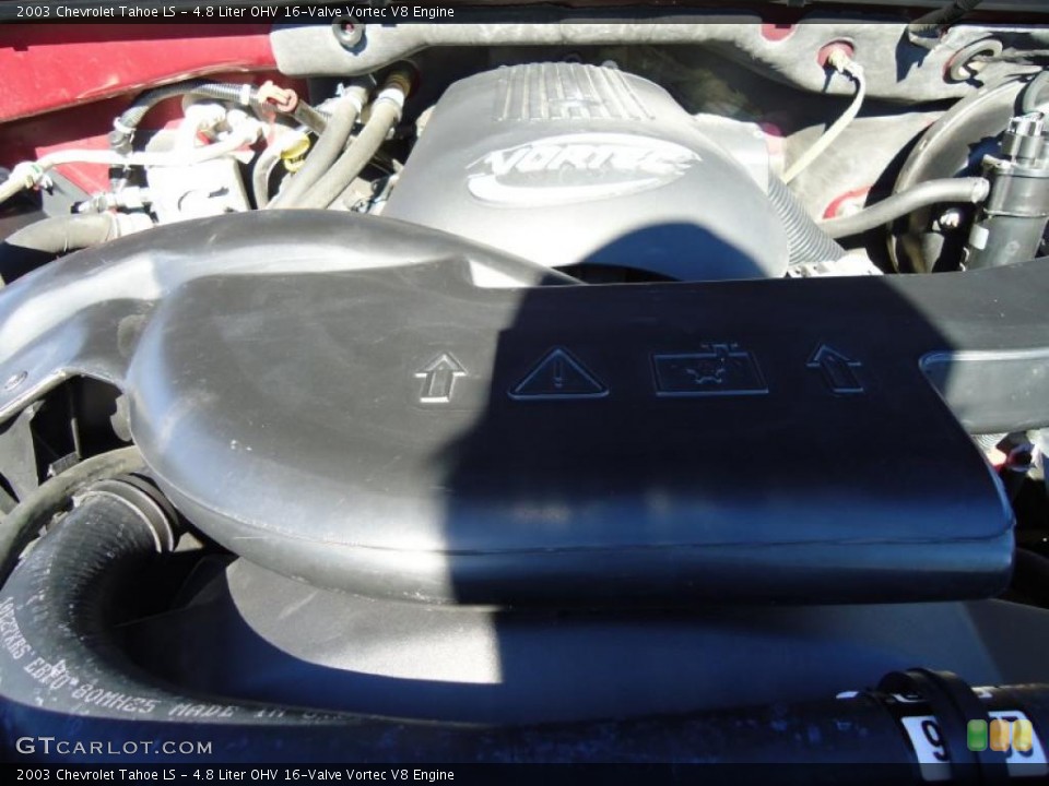 4.8 Liter OHV 16-Valve Vortec V8 Engine for the 2003 Chevrolet Tahoe #41751180