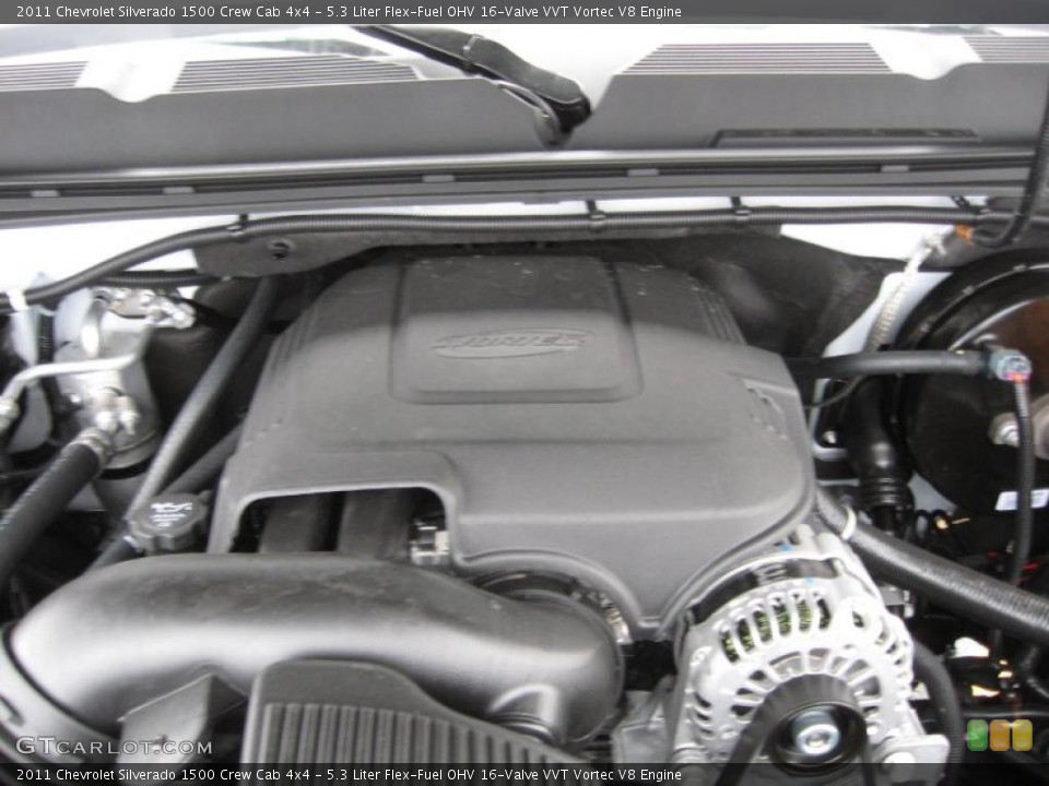 5.3 Liter Flex-Fuel OHV 16-Valve VVT Vortec V8 Engine for the 2011 Chevrolet Silverado 1500 #41751600