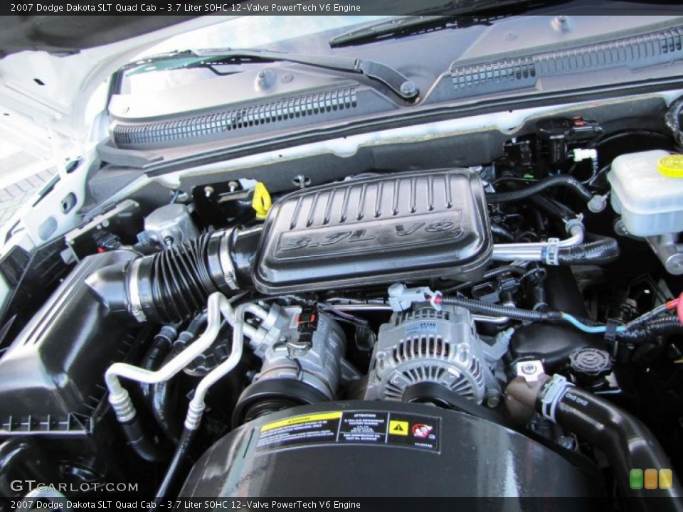3.7 Liter SOHC 12-Valve PowerTech V6 Engine for the 2007 Dodge Dakota #41762165