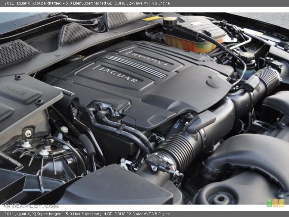 5.0 Liter Supercharged GDI DOHC 32-Valve VVT V8 Engine for the 2011 Jaguar XJ #41769505