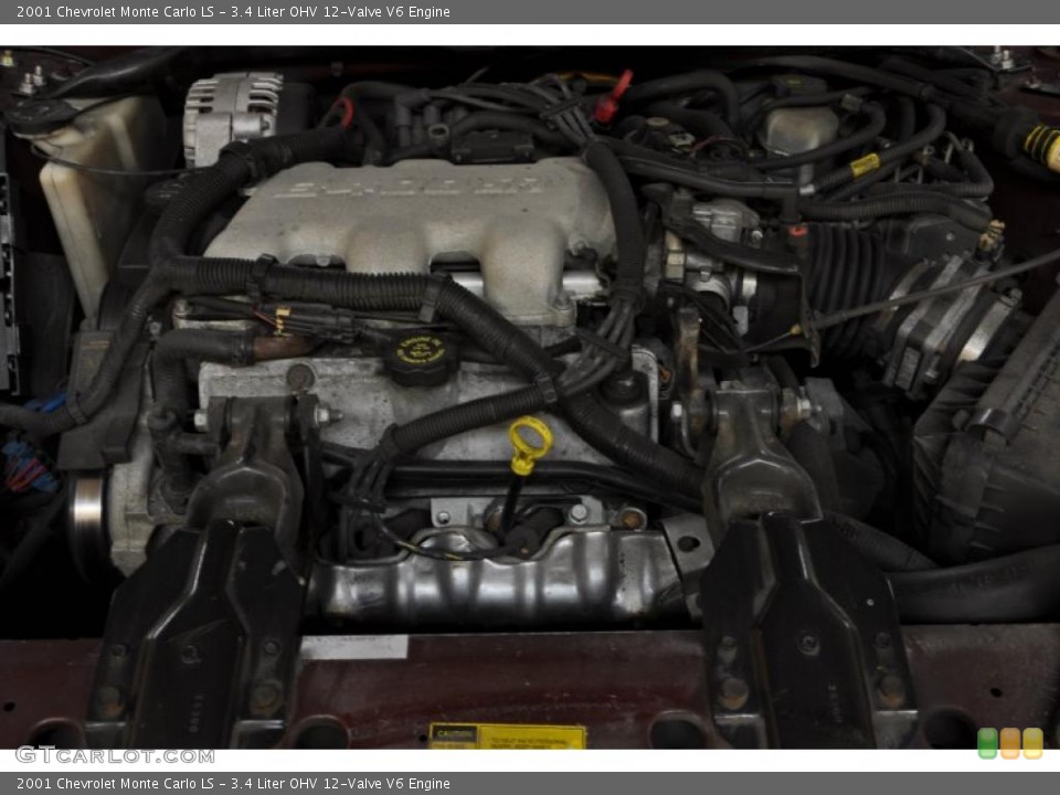 3.4 Liter OHV 12-Valve V6 Engine for the 2001 Chevrolet Monte Carlo #41770005