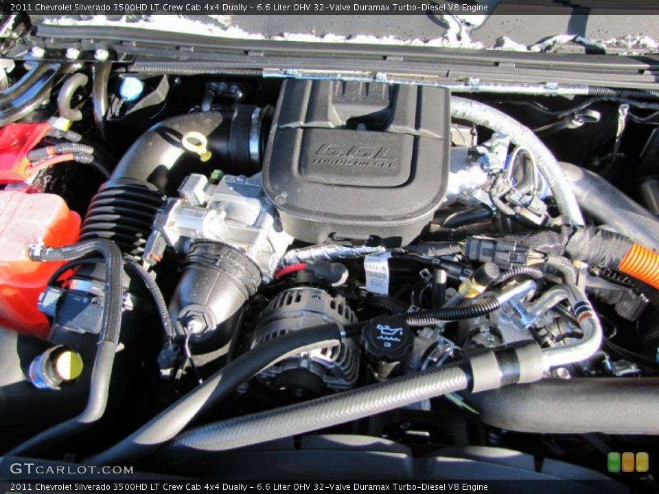 6.6 Liter OHV 32-Valve Duramax Turbo-Diesel V8 Engine for the 2011 Chevrolet Silverado 3500HD #41777325