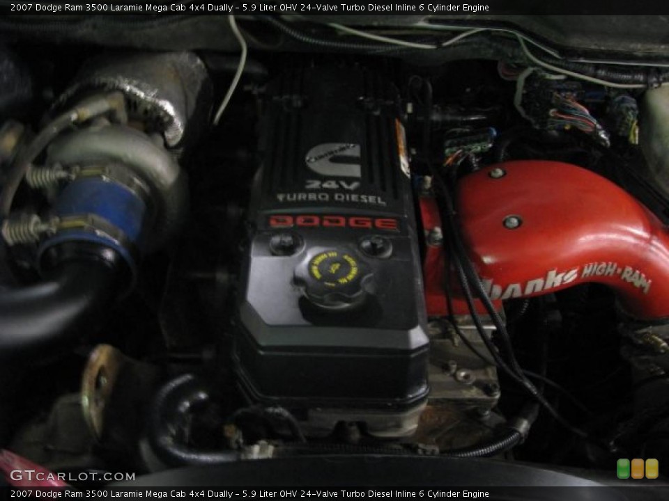 5.9 Liter OHV 24-Valve Turbo Diesel Inline 6 Cylinder Engine for the 2007 Dodge Ram 3500 #41777779