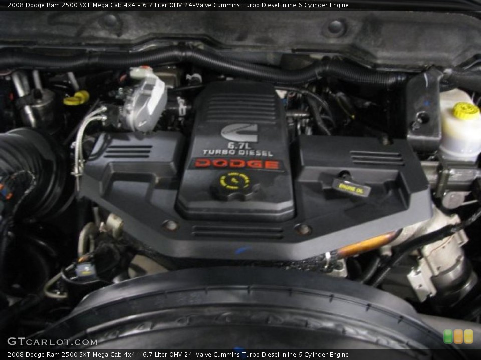 6.7 Liter OHV 24-Valve Cummins Turbo Diesel Inline 6 Cylinder Engine for the 2008 Dodge Ram 2500 #41778049