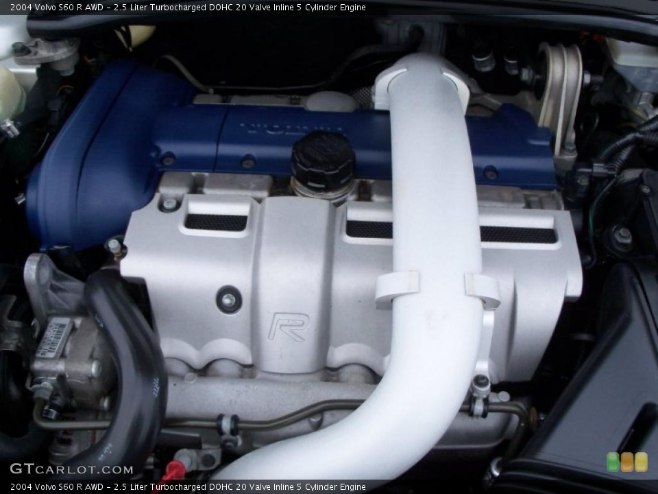 2.5 Liter Turbocharged DOHC 20 Valve Inline 5 Cylinder Engine for the 2004 Volvo S60 #41784059
