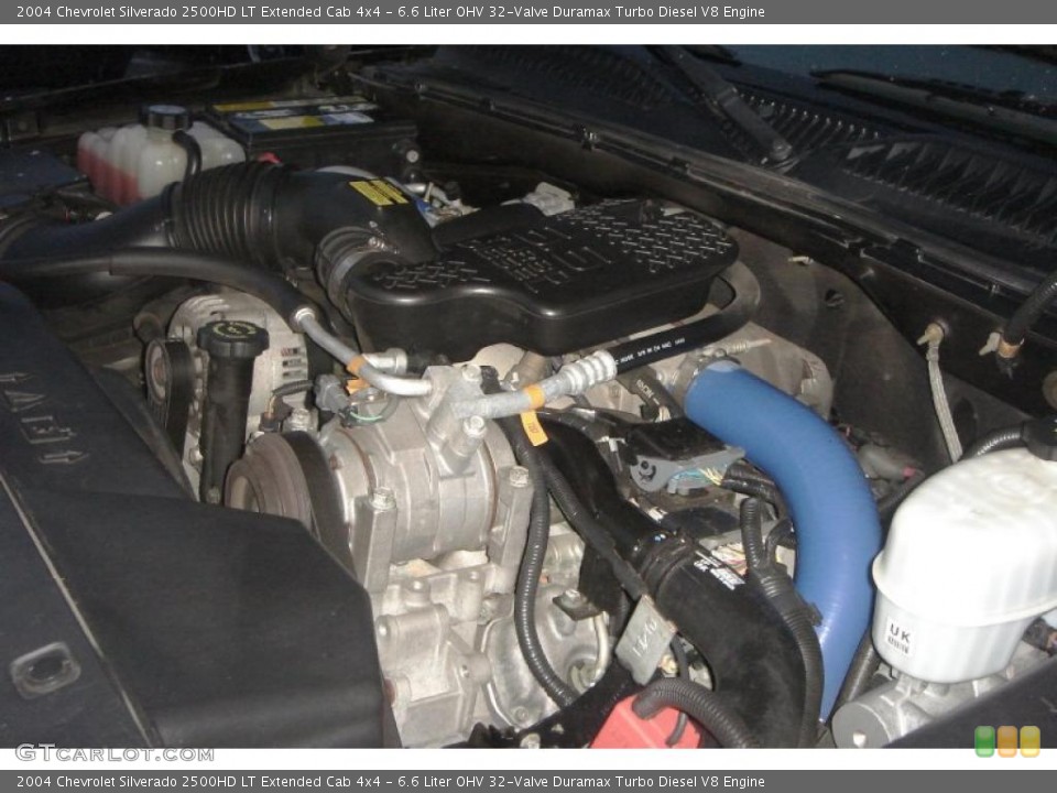 6.6 Liter OHV 32-Valve Duramax Turbo Diesel V8 Engine for the 2004 Chevrolet Silverado 2500HD #41784533