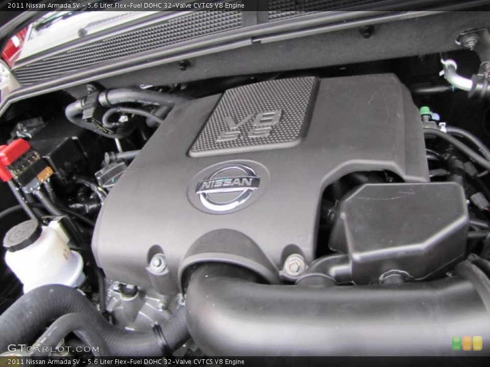 5.6 Liter Flex-Fuel DOHC 32-Valve CVTCS V8 Engine for the 2011 Nissan Armada #41803999