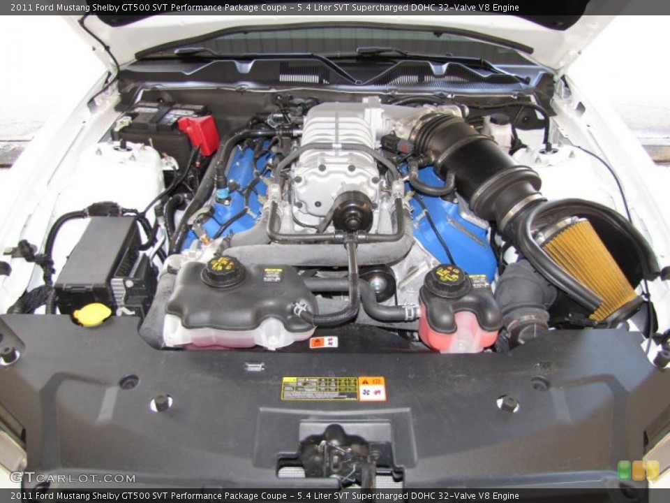 5.4 Liter SVT Supercharged DOHC 32-Valve V8 Engine for the 2011 Ford Mustang #41805095