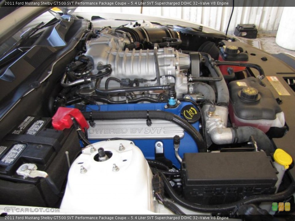 5.4 Liter SVT Supercharged DOHC 32-Valve V8 Engine for the 2011 Ford Mustang #41805111