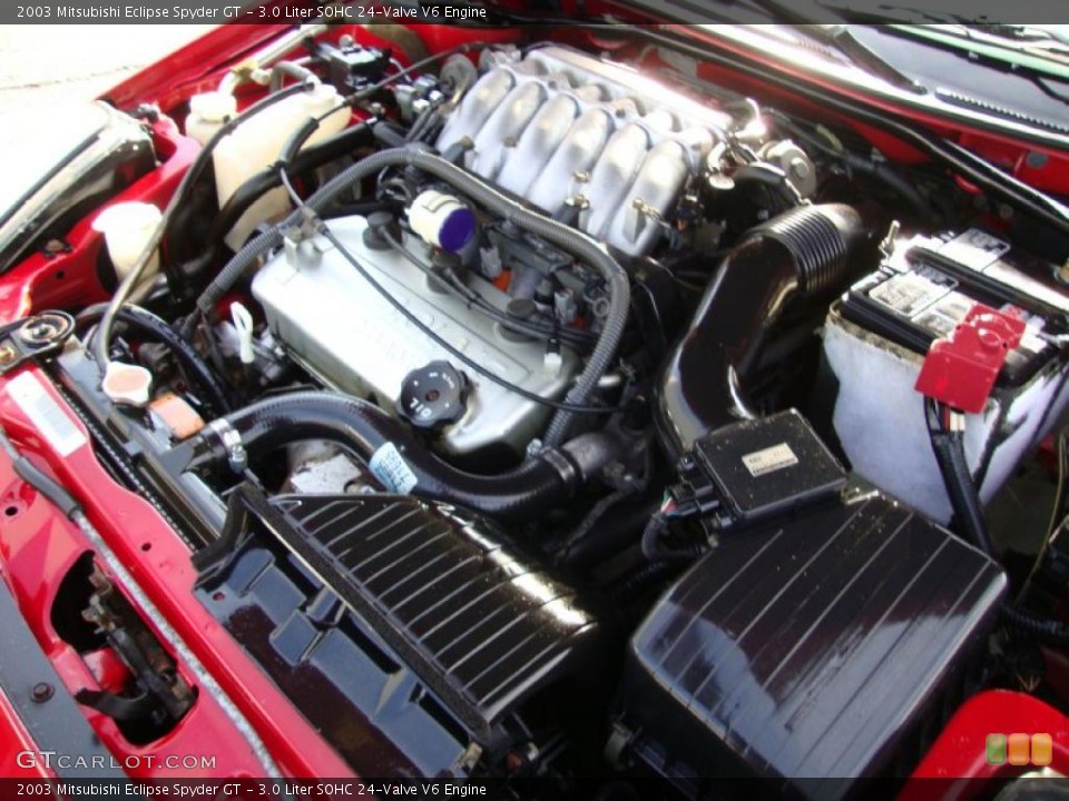 3.0 Liter SOHC 24-Valve V6 Engine for the 2003 Mitsubishi Eclipse #41811309