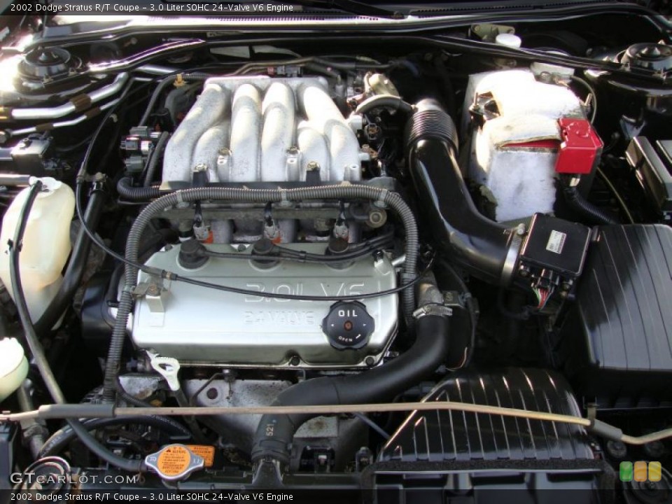 3.0 Liter SOHC 24-Valve V6 2002 Dodge Stratus Engine