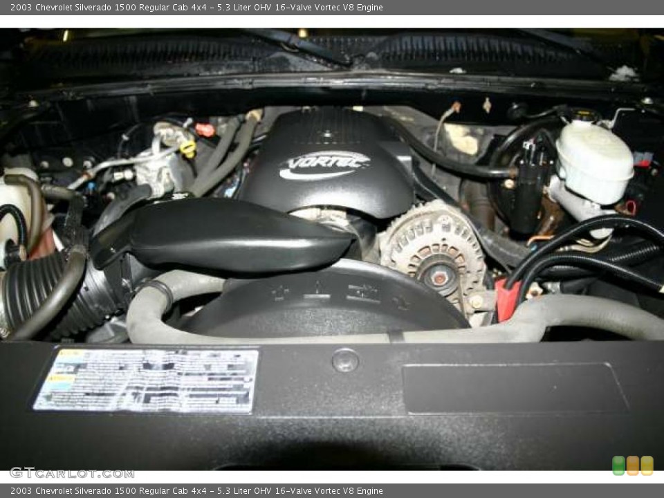 5.3 Liter OHV 16-Valve Vortec V8 Engine for the 2003 Chevrolet Silverado 1500 #41828592
