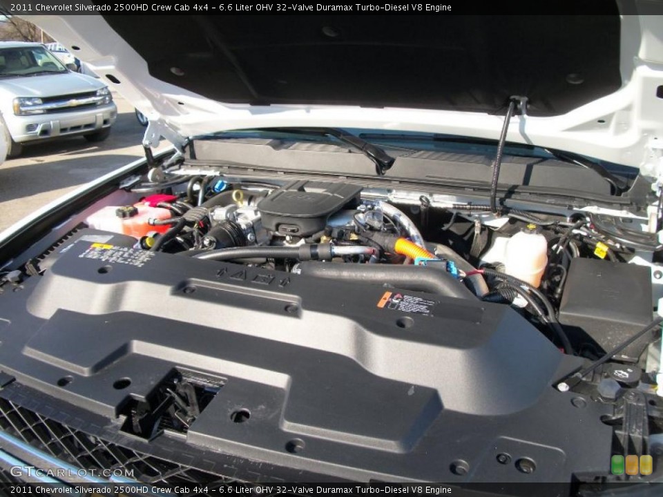 6.6 Liter OHV 32-Valve Duramax Turbo-Diesel V8 Engine for the 2011 Chevrolet Silverado 2500HD #41830312