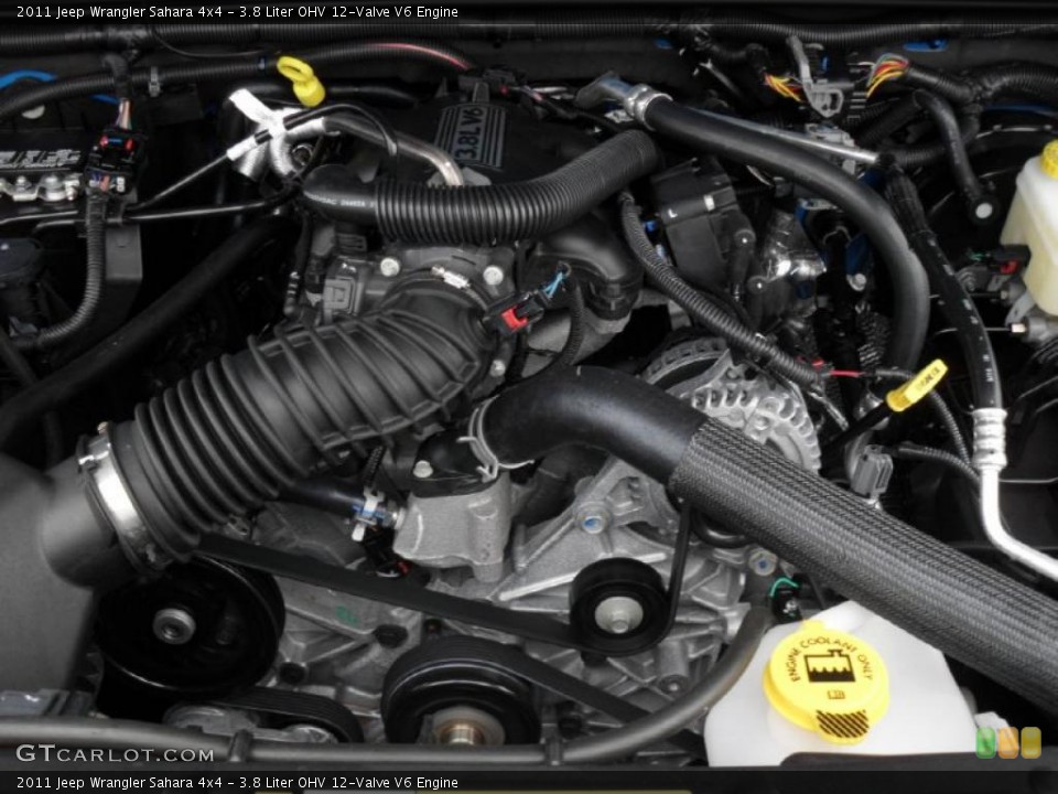3.8 Liter OHV 12-Valve V6 Engine for the 2011 Jeep Wrangler #41831680