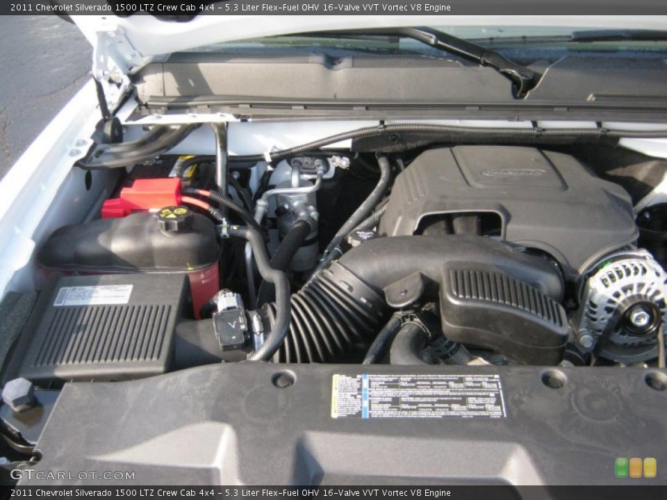 5.3 Liter Flex-Fuel OHV 16-Valve VVT Vortec V8 Engine for the 2011 Chevrolet Silverado 1500 #41838072