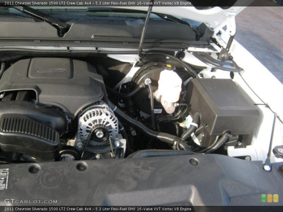 5.3 Liter Flex-Fuel OHV 16-Valve VVT Vortec V8 Engine for the 2011 Chevrolet Silverado 1500 #41838092