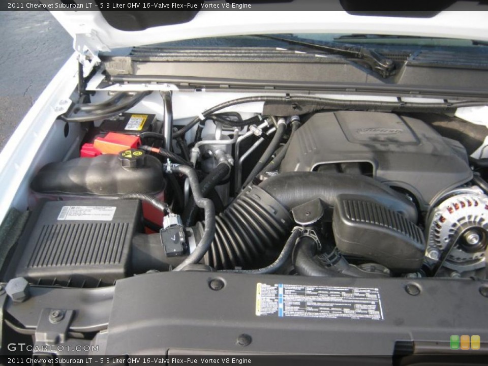 5.3 Liter OHV 16-Valve Flex-Fuel Vortec V8 Engine for the 2011 Chevrolet Suburban #41839066