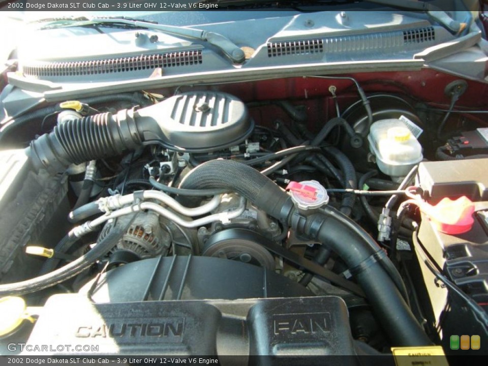 3.9 Liter OHV 12-Valve V6 Engine for the 2002 Dodge Dakota #41841393