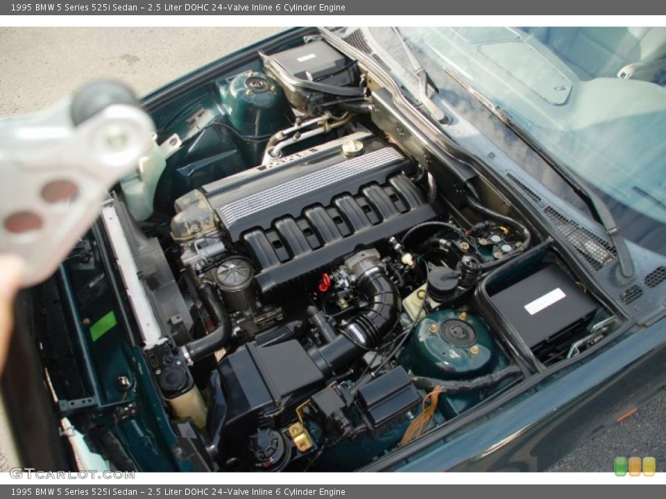 2.5 Liter DOHC 24-Valve Inline 6 Cylinder Engine for the 1995 BMW 5 Series #41845645
